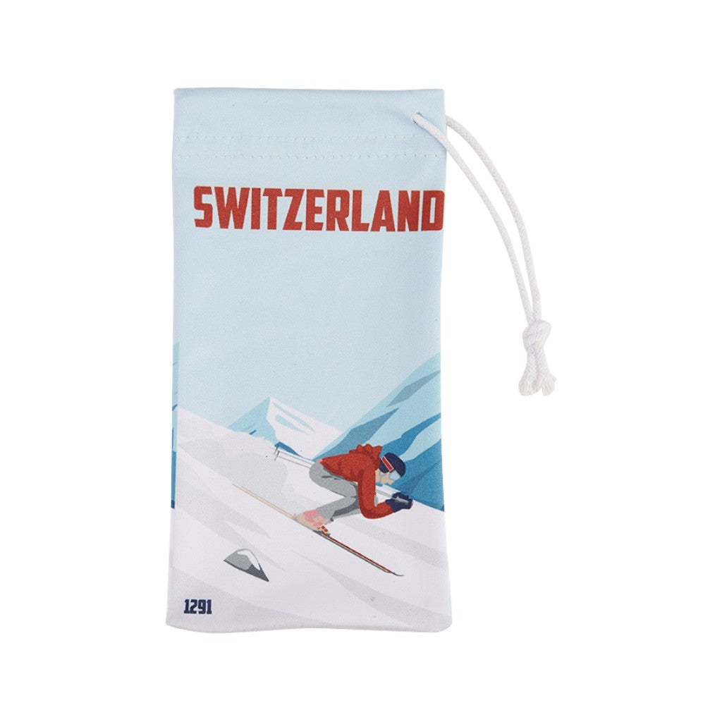 mumix Brillenetui Switzerland Skifahrer