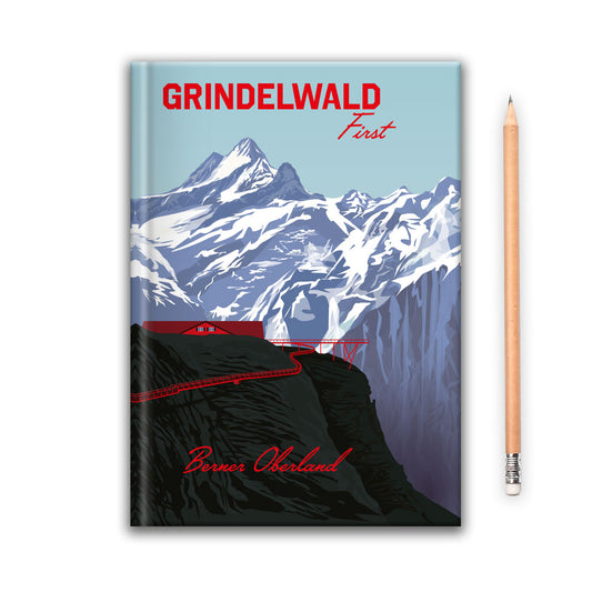 s.wert Notizbuch Berner Oberland Grindelwald