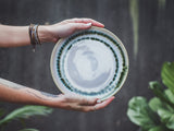 soñho Coral Verde Teller klein Ø 22 grünweiss reaktiv