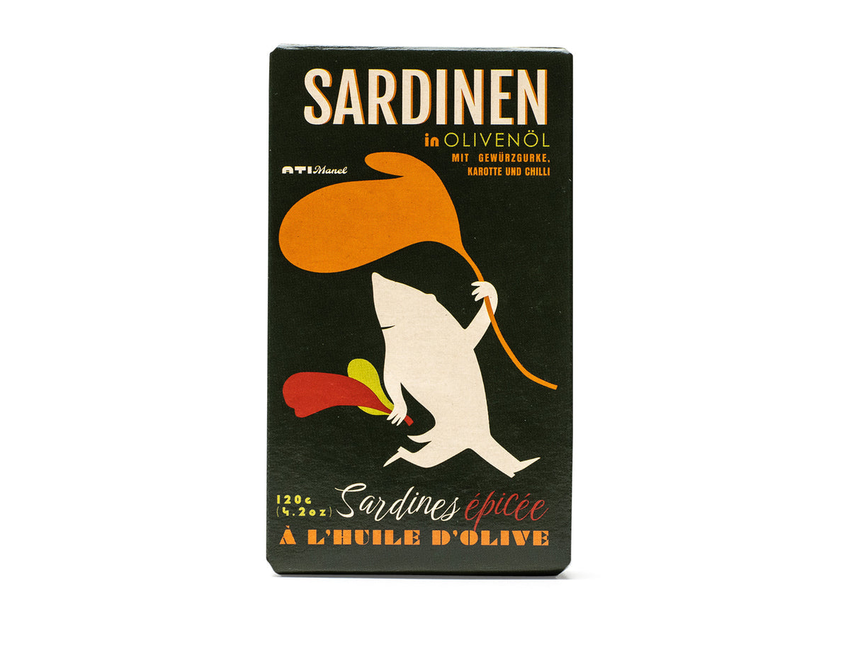 Jose Sardinen in scharfem Olivenöl, 120 gr