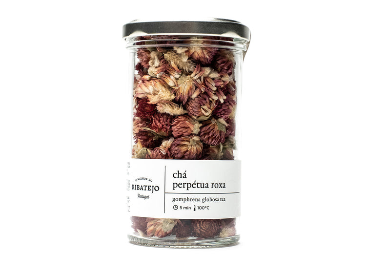 Ribatejo Kugelamaranthtee (chá perpétua roxa)
