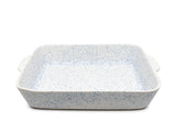 soñho Azul Manchado Ofenform gross blauweiss gesprenkelt
