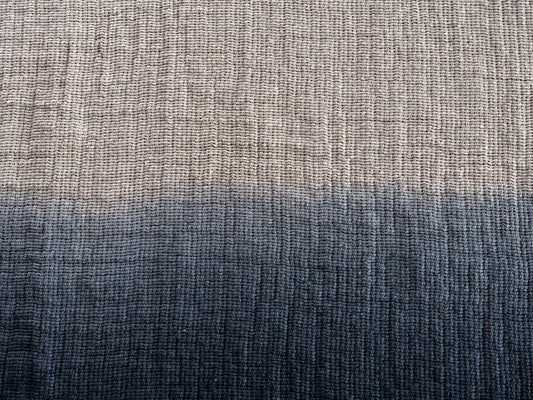 soñho Transiçao Tischdecke 160 x 320 Tie Dye blau