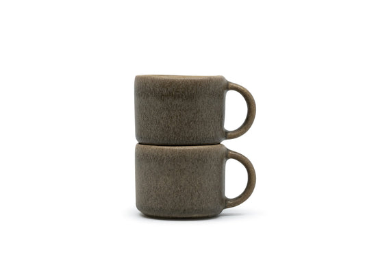 soñho Cru Espressotasse mit Henkel taupe
