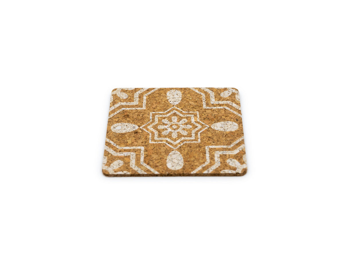 soñho Cortiça Azulejo Kork Untersetzer 4er Set