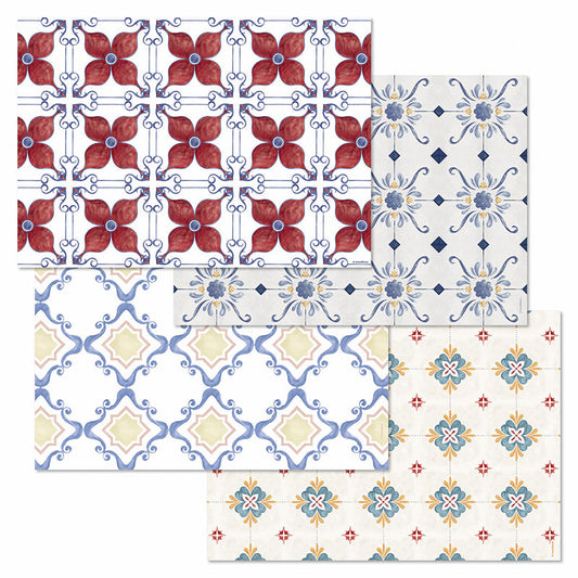 Papiertischset LISBOA 4 Sujets à 12 Blatt