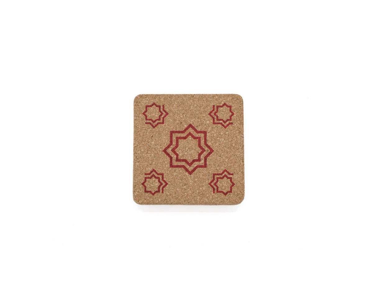 soñho Cortiça Azulejo Kork Topfuntersetzer 3er Set, 19 x 19 cm