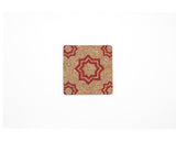 soñho Cortiça Azulejo Kork Untersetzer 4er Set, 10 x 10 cm