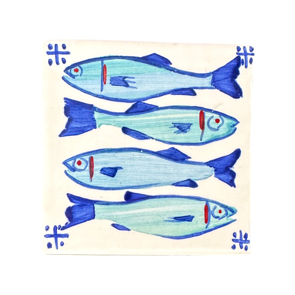 soñho Azulejo Sardinhas - Untersetzer 10 cm