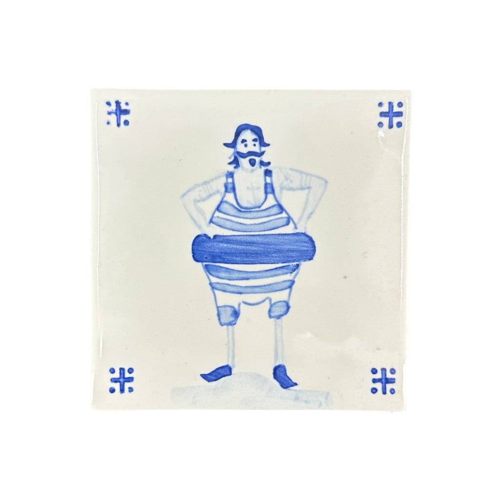 soñho Azulejo Homem Untersetzer, 13 x 13 cm