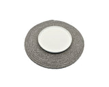 soñho Redondo Tischset rund, grau