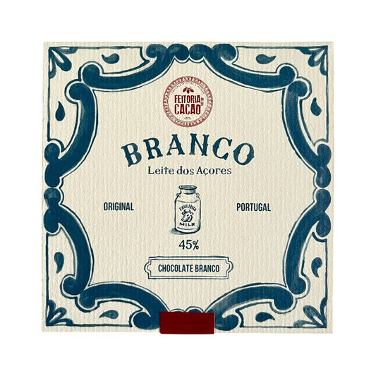 Feitoria do Cacao Branco weisse Schokolade mit Azorenmilch 45%