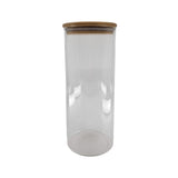Glas mit Holzdeckel, 1400 ml