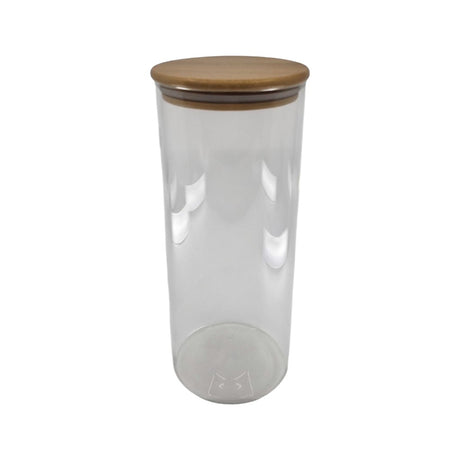 Glas mit Holzdeckel, 1400 ml