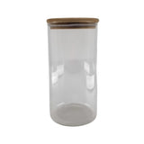Glas mit Holzdeckel, 800 ml