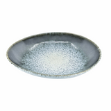 soñho Anoitecer Pastaschale oval grau-weiss gesprenkelt