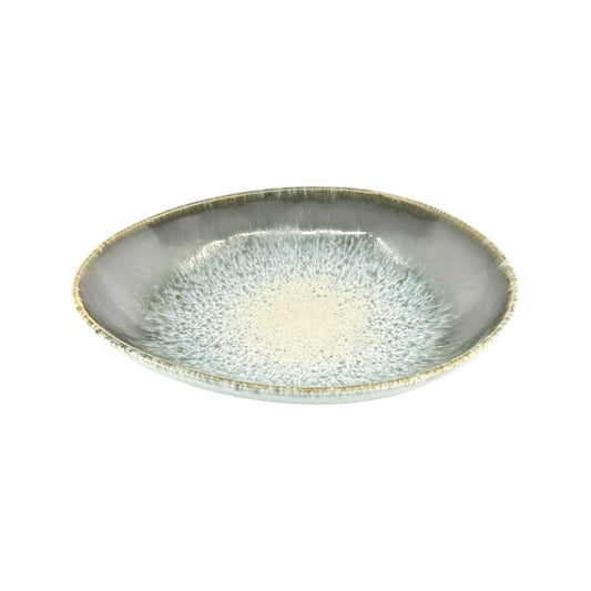 soñho Anoitecer Pastaschale oval grau-weiss gesprenkelt