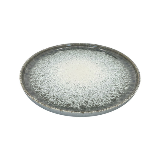 soñho Anoitecer Teller gross Ø 26 cm grau-weiss gesprenkelt