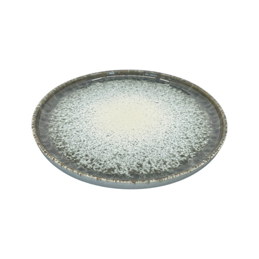 soñho Anoitecer Teller gross Ø 26 cm grau-weiss gesprenkelt