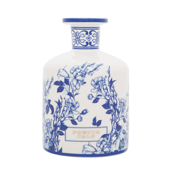 Portus Cale Gold & Blue Porzellan Vase