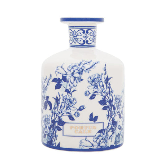 Portus Cale Gold & Blue Porzellan Vase