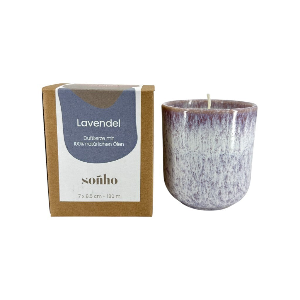soñho - Duftkerze Lavendel, gross