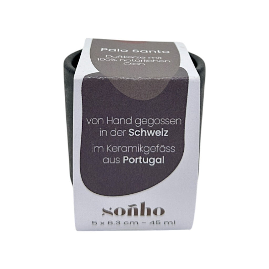 soñho - Duftkerze Palo Santo, klein