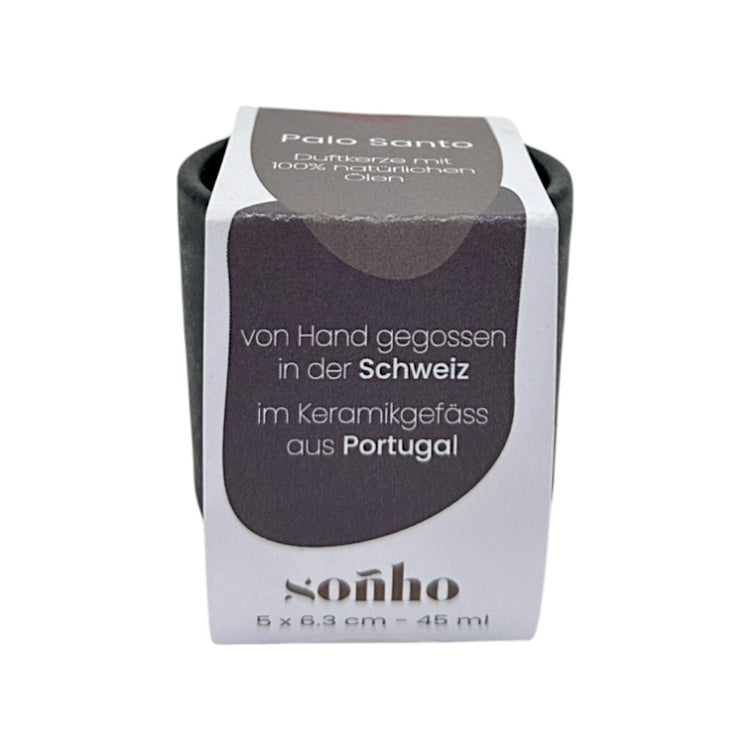 soñho - Duftkerze klein Palo Santo