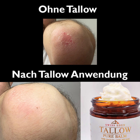 Schweizer Tallow Balm Vanille und Honig – aus Demeter Bio Talg von Swiss Eden
