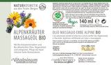 Alpenkräuter Massageöl Unterweger – Biokosmetik mit Arnika, Fichte & Wacholder