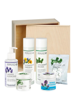 Unterweger Geschenkkistchen Alpenpflege – Naturkosmetik-Set aus Tirol mit Kräuterpflege für Körper & Sinne