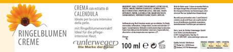 Ringelblume Creme Unterweger – zertifizierte Naturkosmetik