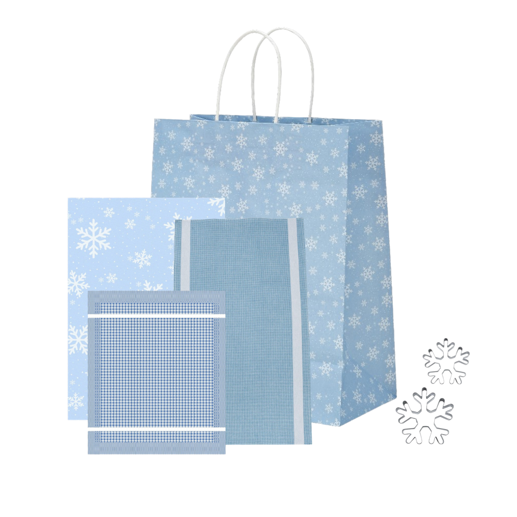 Weihnachtsgeschenksset Schneeflocken