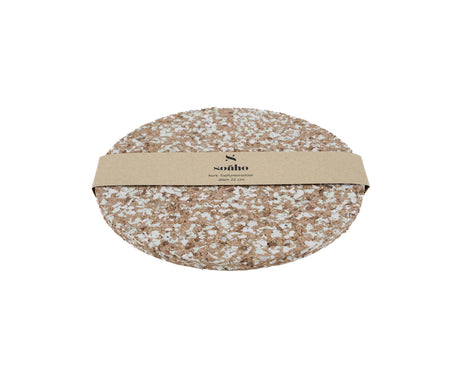 soñho Oceano Kork Topfuntersetzer Ø 22 cm beige