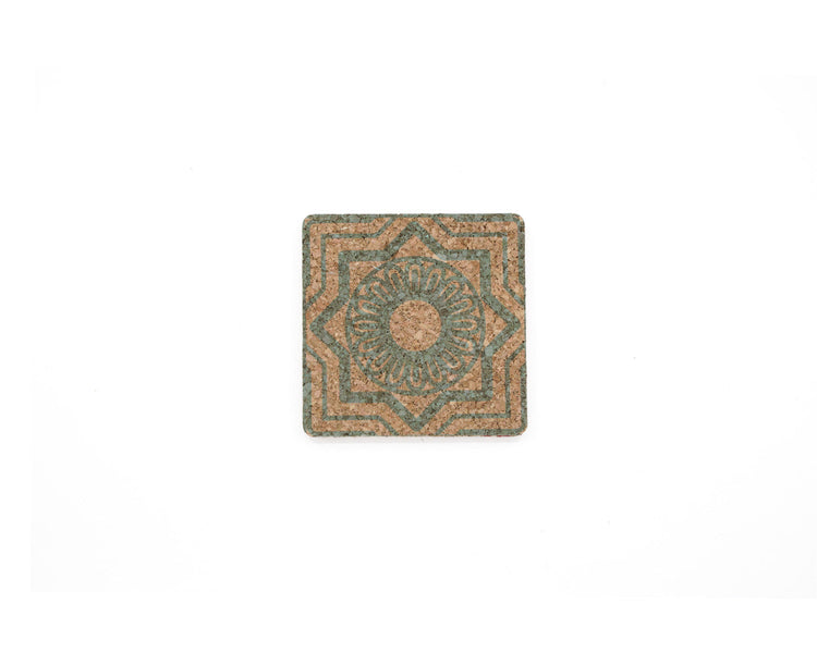 soñho Cortiça Azulejo Kork Untersetzer 4er Set