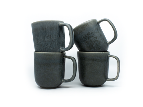 soñho Gabion Tasse mit Henkel grau