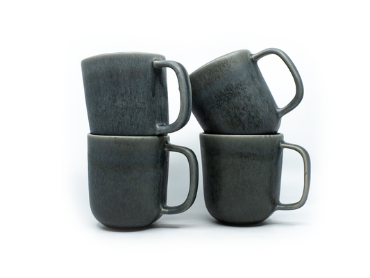 soñho Gabion Tasse mit Henkel grau